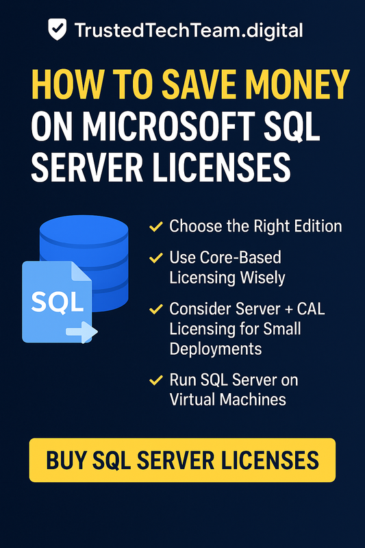 Quick Guide: how to save money on SQL Server licenses - trustedtechteam