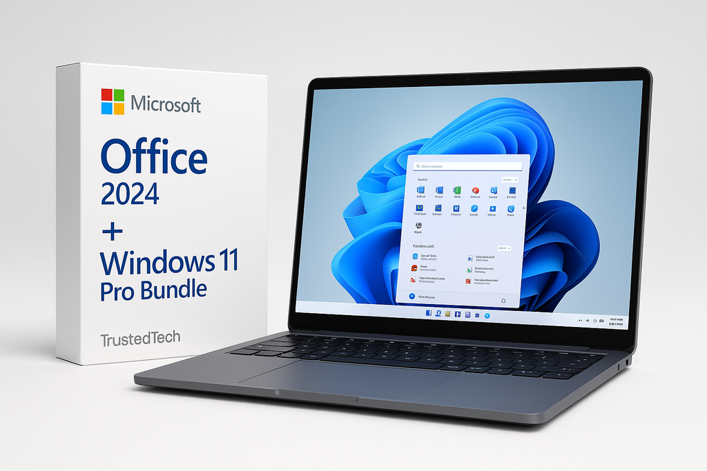Microsoft Office 2024 + Windows 11 Pro Bundle Hero Image