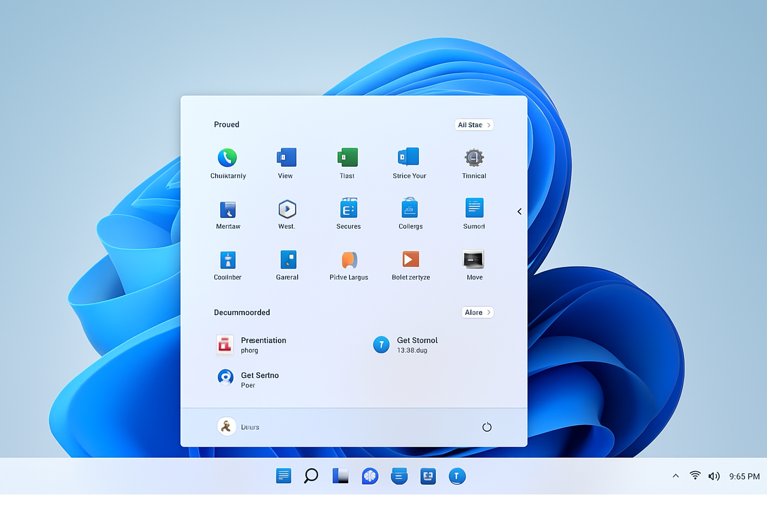 Windows 11 Pro Interface