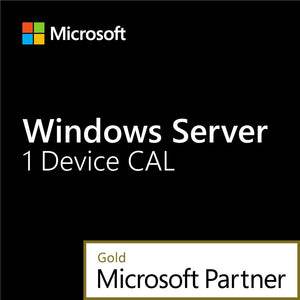Microsoft Windows Server 1 Device CAL license with Gold Microsoft Partner branding